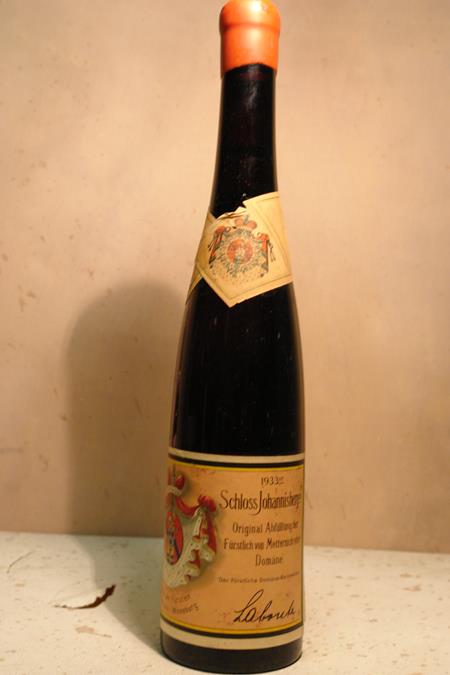 Schloss Johannisberg - Riesling Auslese Fass N°70 rosalack 1933