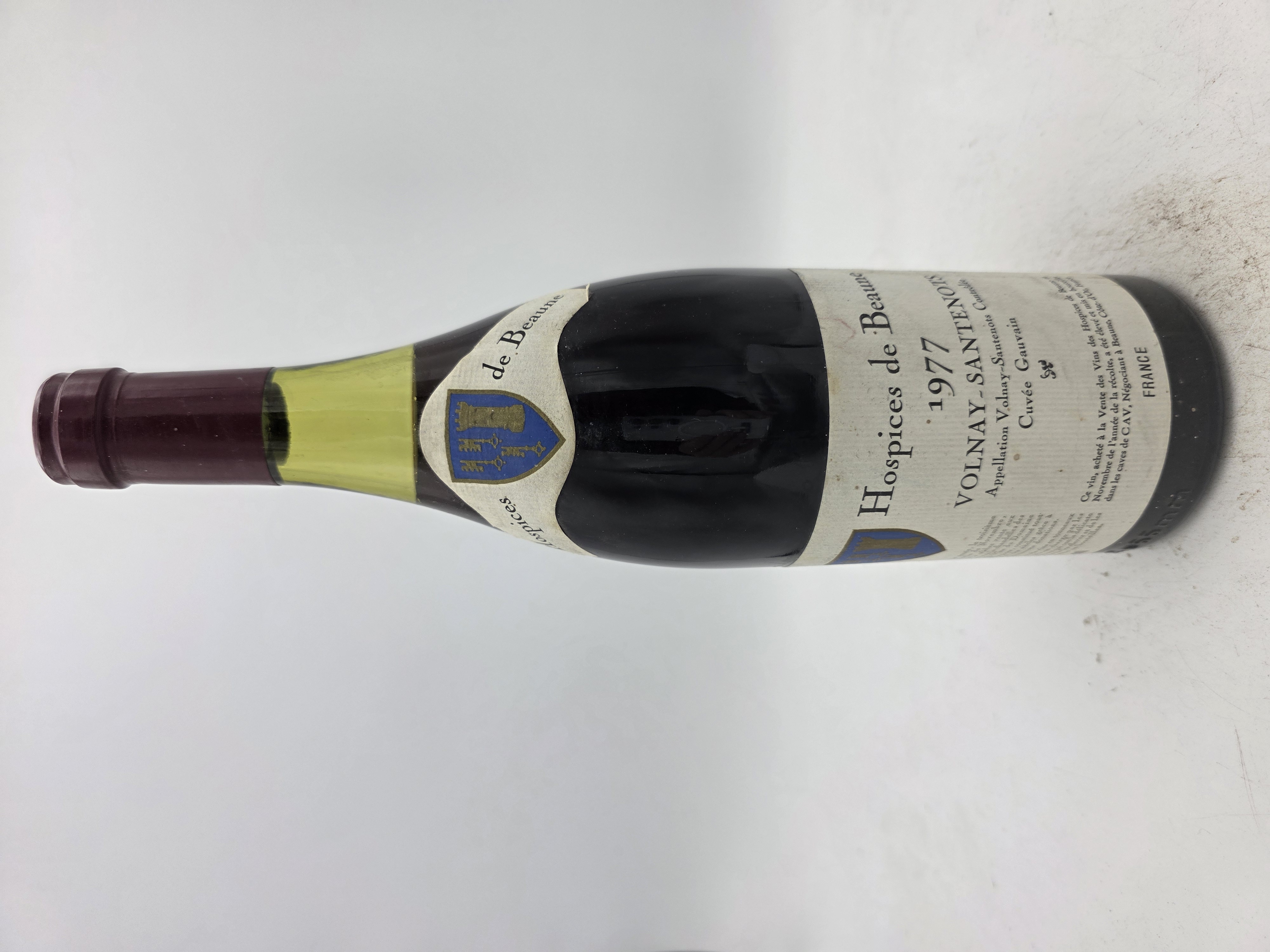 Hospices de Beaune - Volnay-Santenots 'Cuvée Gauvain' 1977
