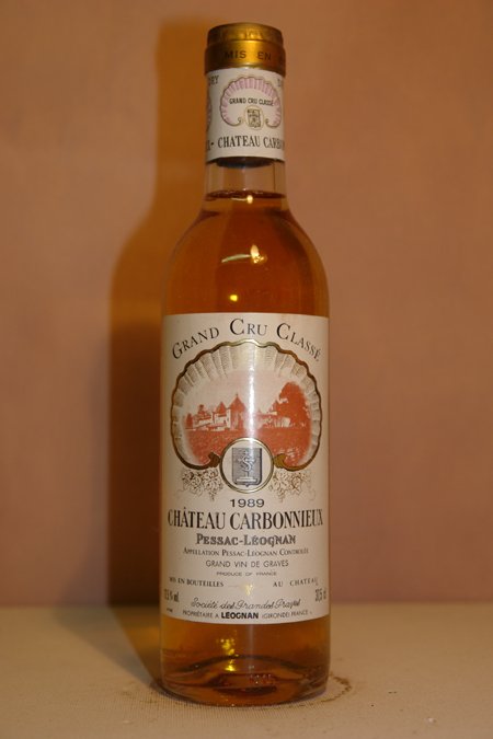 Château Carbonnieux blanc Graves Cru Classé 1989 375ml