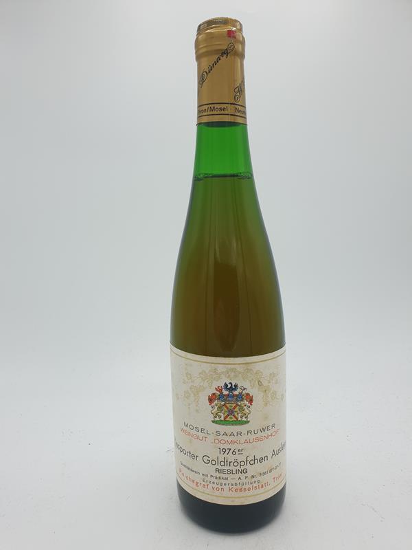 Reichsgraf von Kesselstatt - Piesporter Goldtröpfchen Riesling Auslese Goldkapsel 1976