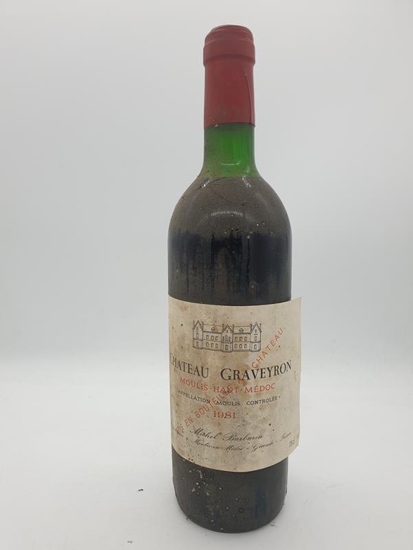 Château Graveyron A.C. Moulis 1981