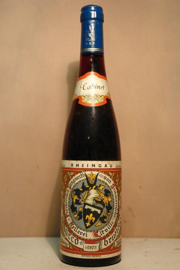 Freiherr Langwerth von Simmern - Erbacher Markobrunn Riesling Edelbeerenauslese Cabinet 1959