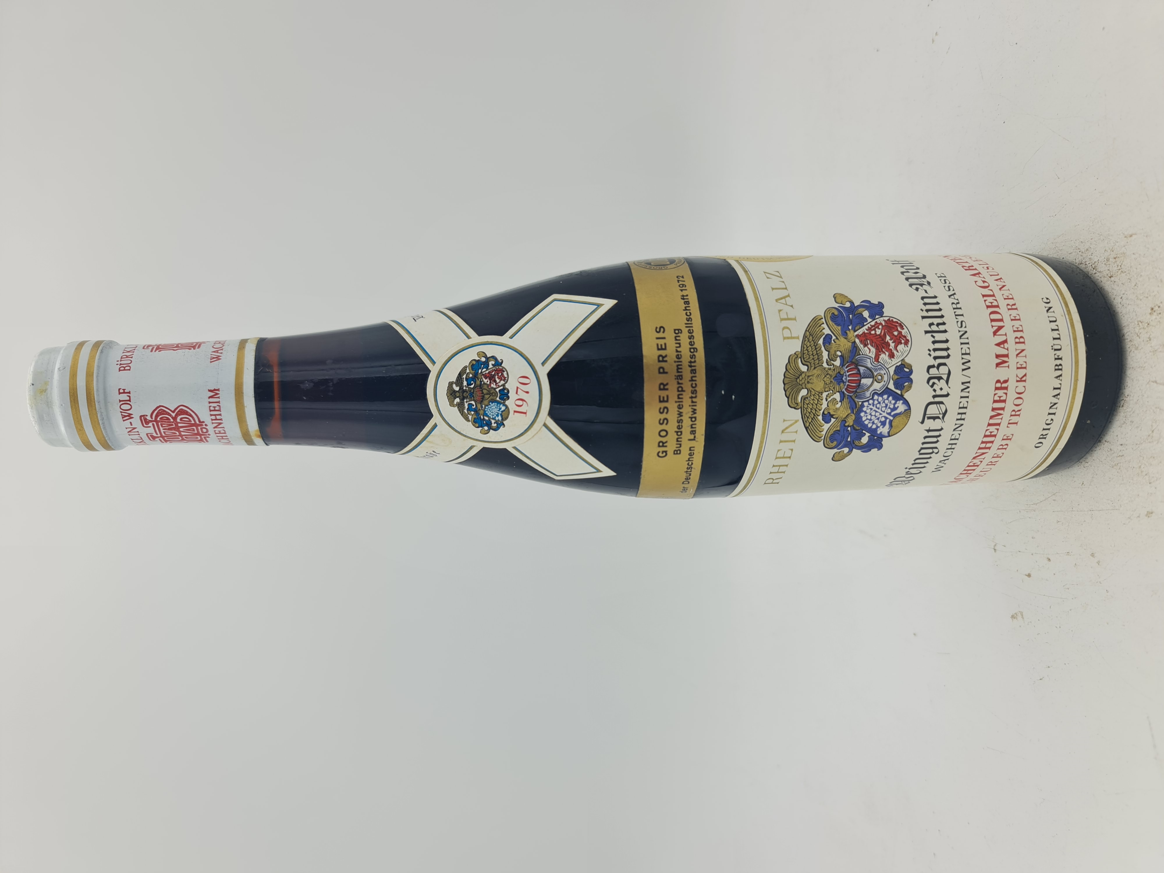 Dr. Bürklin Wolf - Wachenheimer Mandelgarten Scheurebe Trockenbeerenauslese Versteigerungswein VDP 1970