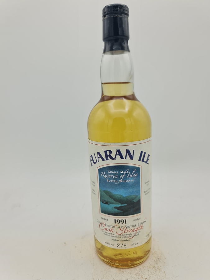 Fuaran Ile 1991 10 Years Old bottles 2001 Ian Macleod (IM) Cask Strength Cask 1113 55,6% alc by vol. 700ml 318 bot.