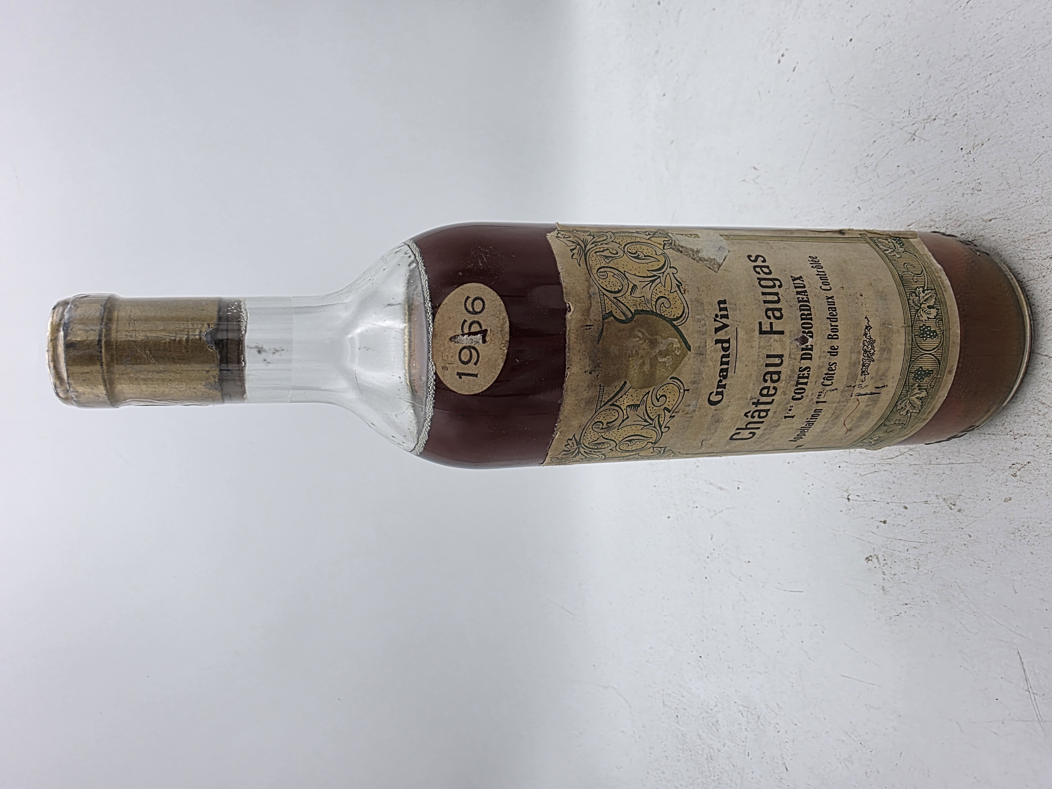 Château Faugas Premières Côtes de Bordeaux 1966