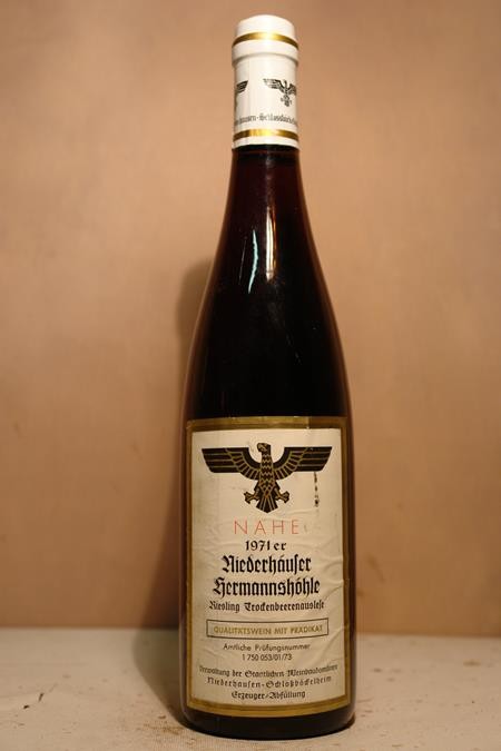 Staatliche Weinbaudomäne Niederhausen Schlossböckelheim - Dorsheimer Burgberg Riesling Beerenauslese 1971