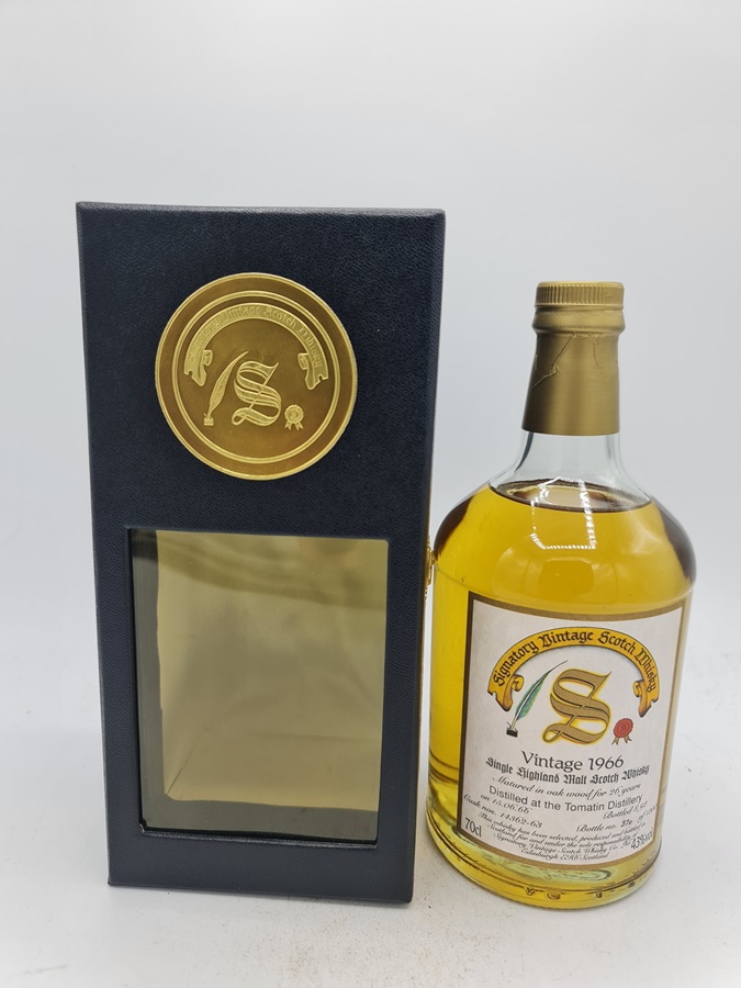 Tomatin 1966 26 Years Old bottled 1992 SV Vintage Collection Dumpy 9250 53 Single Highland Malt Whisky46% alc. 70cl bt with OC