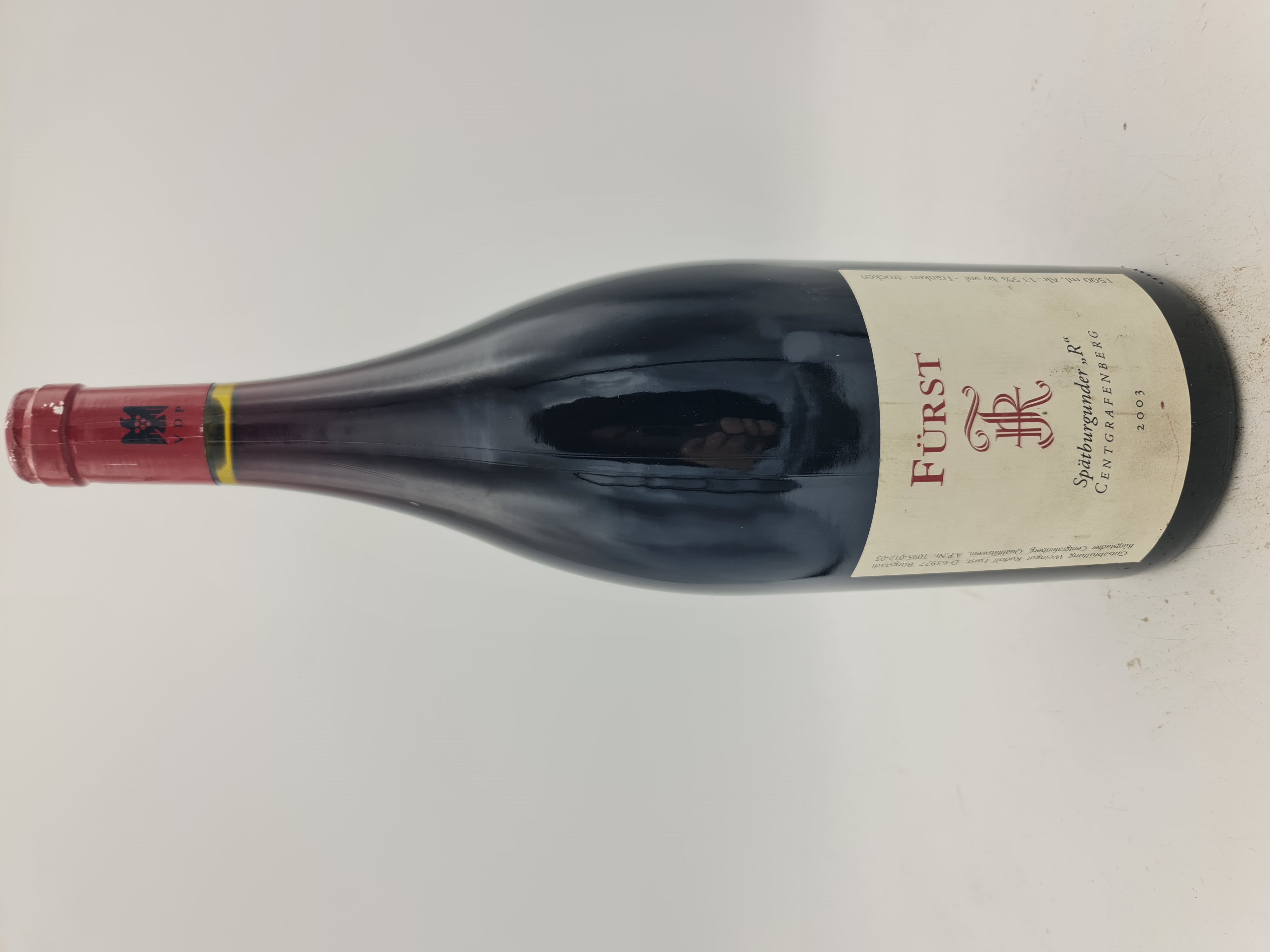 Rudolf Fürst Centgrafenberg Pinot Noir dry 'R' 2003 MAGNUM 1500ml