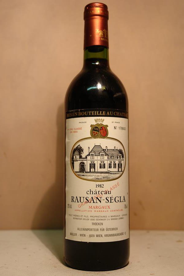 Château Rauzan-Segla 'Grand Cru Classe' Margaux 1982