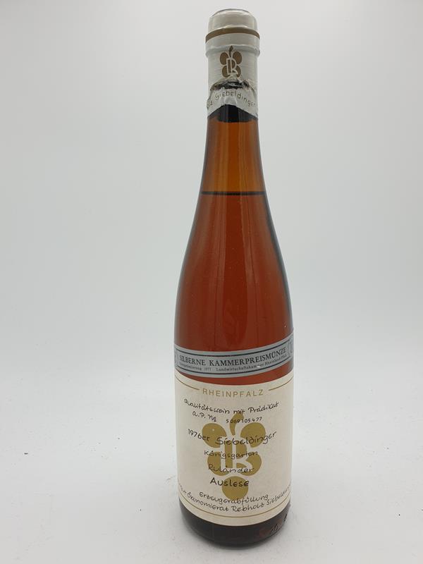 Ökonomierat Rebholz - Siebeldinger Königsgarten Ruländer Auslese 1976