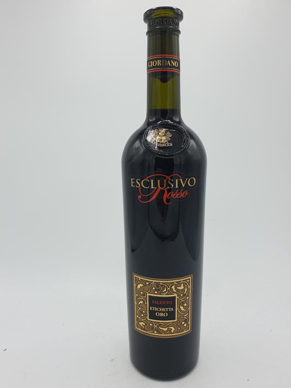 Giordano 'Esclusivo Rosso' Etichetta Oro Salento IGT NV