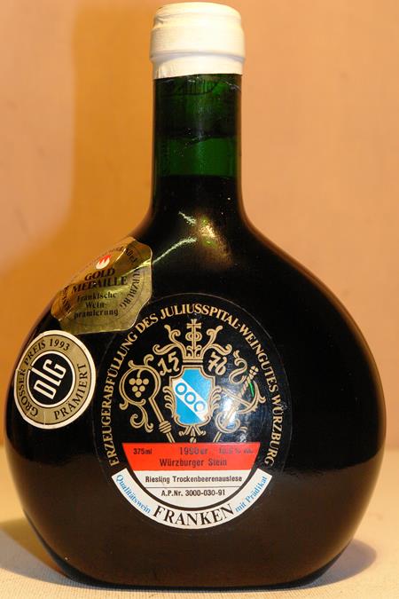 Juliusspital Würzburg - Würzburger Stein Riesling Trockenbeerenauslese 1990 375ml