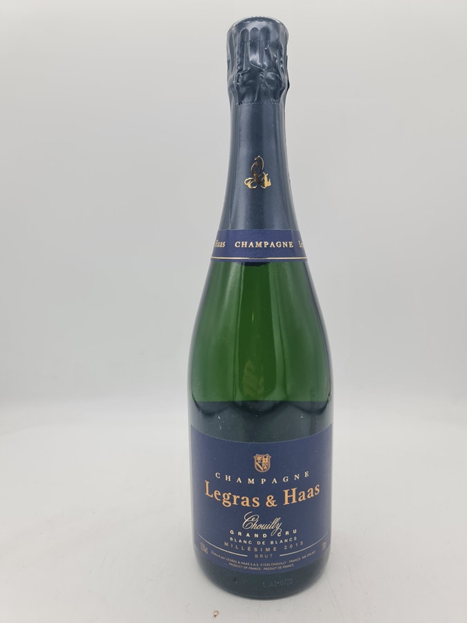Legras &amp; Haas Champagne Millesime Grand Cru Blanc de Blancs Brut 2015