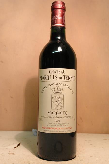 Château Marquis de Terme Grand Cru Classé 2001