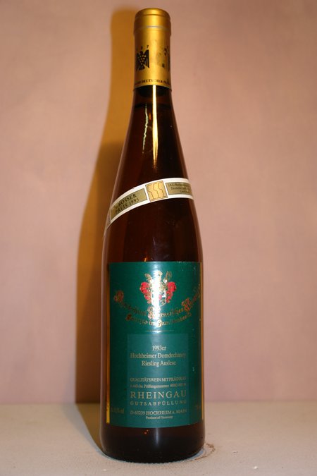 Domdechant Werner'sches Weingut - Hochheimer Domdechaney Riesling Auslese Goldkapsel 1993