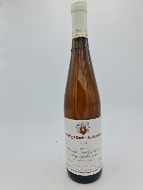 Emrich-Schönleber - Monzinger Frühlingsplätzchen Riesling Spätlese trocken dry 1989