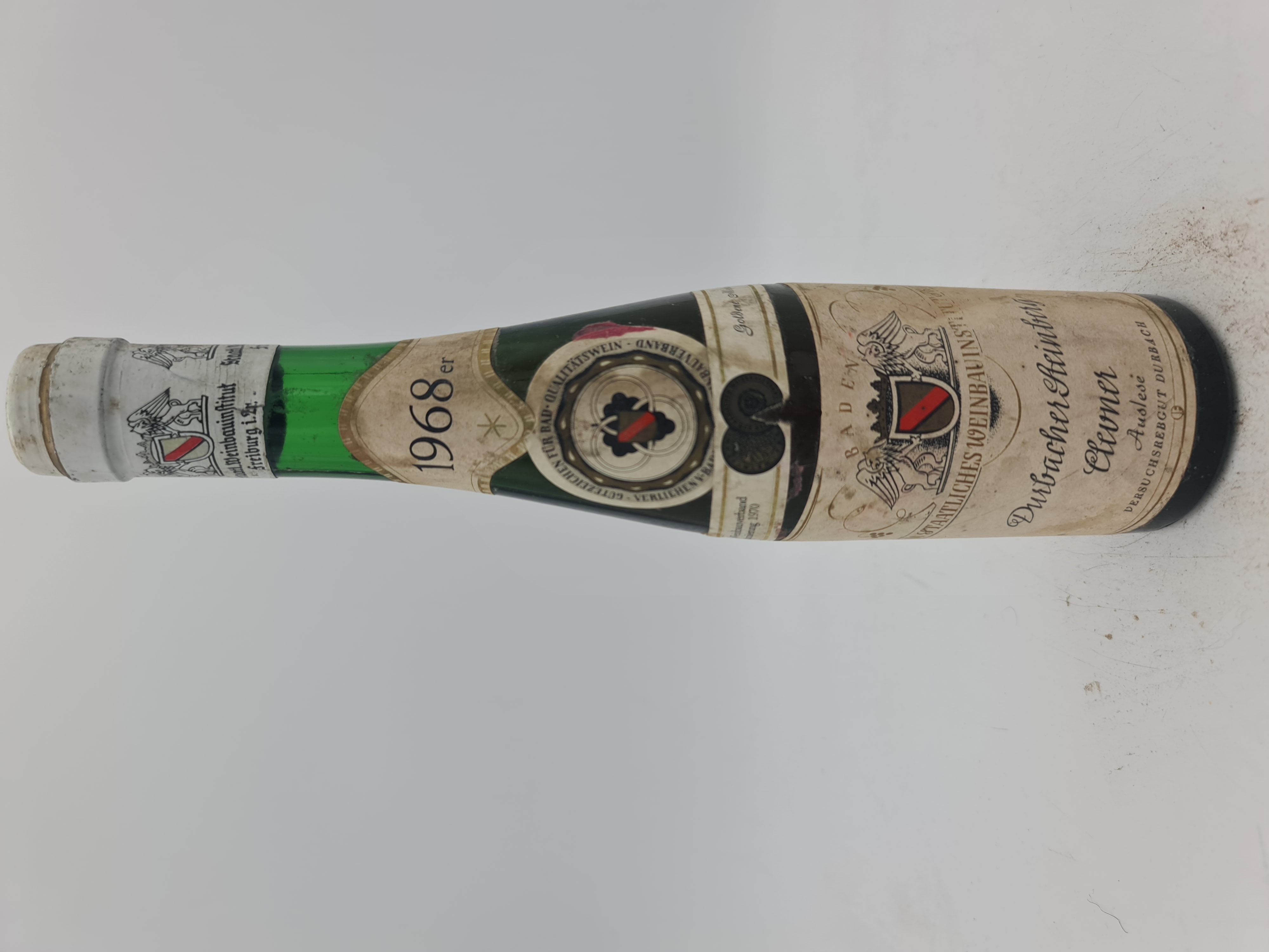 Staatliches Weinbauinstitut Freiburg - Durbacher Steinberg Clevner Auslese 1968 375ml 'Goldene Medaille 1970'