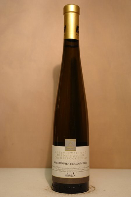 Gutsverwaltung Niederhausen Schlossböckelheim - Niederhäuser Hermannsberg Riesling Eiswein Goldkapsel 2008 375ml