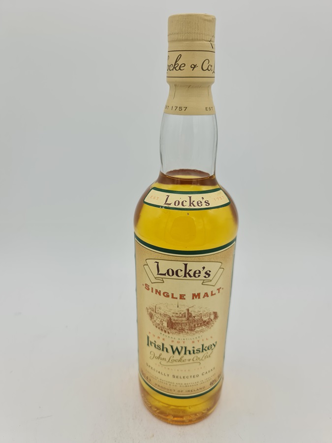 Locke's Pure Pot Still Irish Whiskey Special Selected Casks from the 1990´s 40,0% alc by vol 