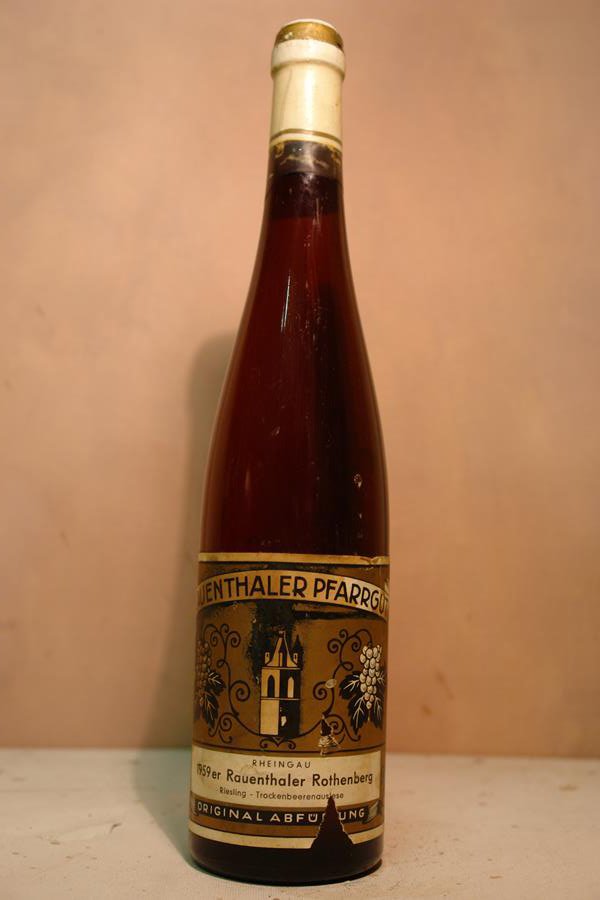 Rauenthaler Pfarrgut - Rauenthaler Rothenberg Riesling Trockenbeerenauslese 1959