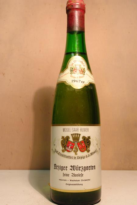 Jos. Christoffel Jr. (Christoffel-Prüm) - Uerziger Würzgarten Riesling feine Auslese 1967