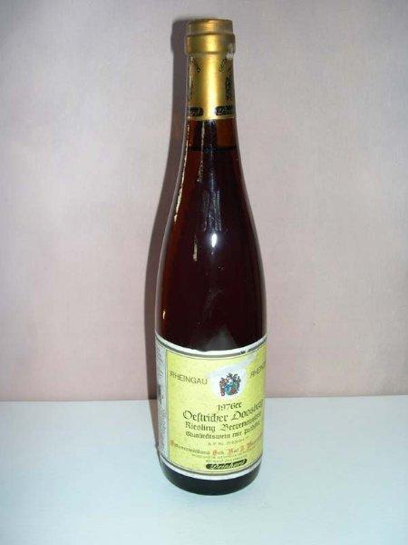 Gutsverwaltung Geheimrat J. Wegeler Deinhard - Östricher Doosberg Riesling Beerenauslese 1976