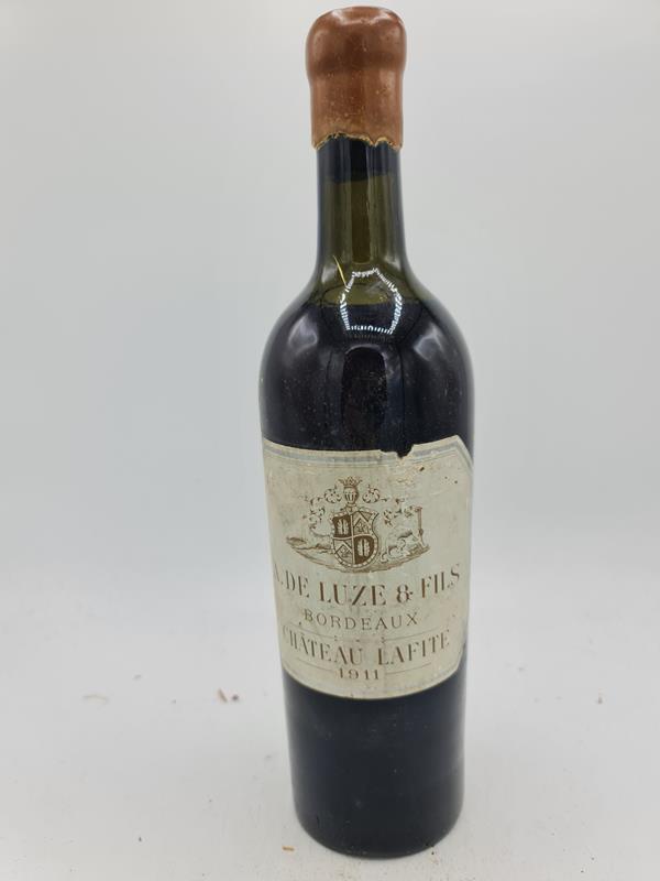 Château Lafite Rothschild 1911 'A. de Luze & Fils Bordeaux'