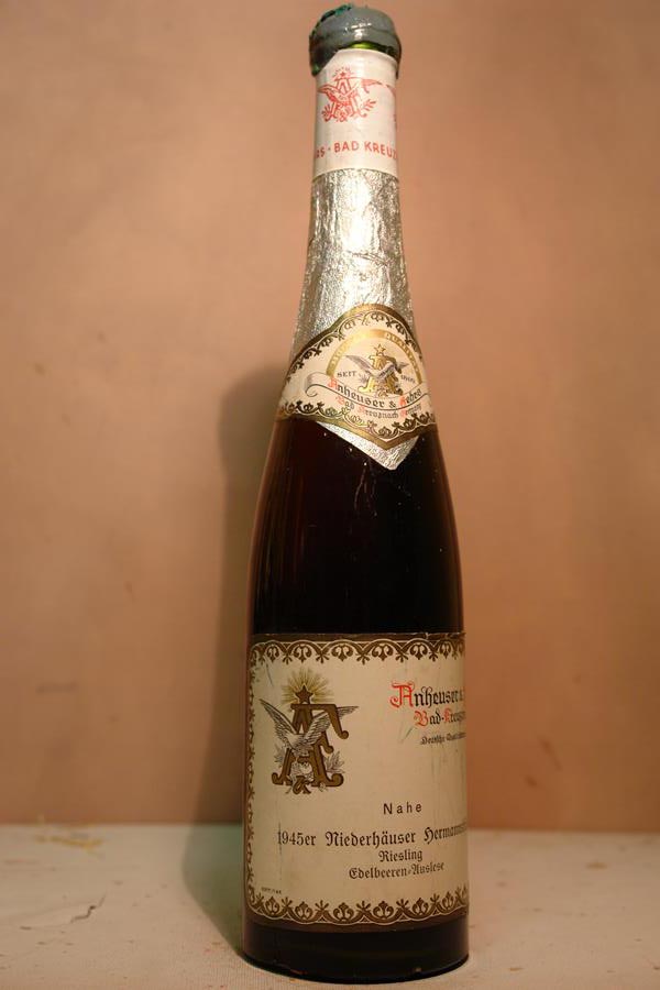 Weingut August Anheuser -  Niederhäuser Hermannshöhle Riesling Edelbeerenauslese 1945