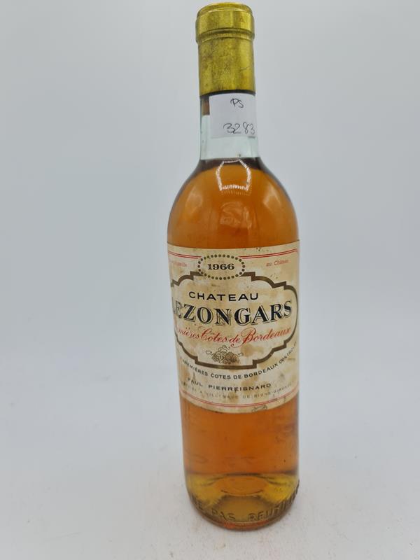 Château Lezongars Premières Côtes de Bordeaux 1966