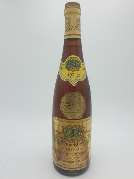 Adam Albert - Hattenheimer Schützenhaus Riesling Auslese 1971