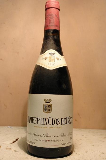 Armand Rousseau - Chambertin 'Clos de Bèze' Grand Cru 1986