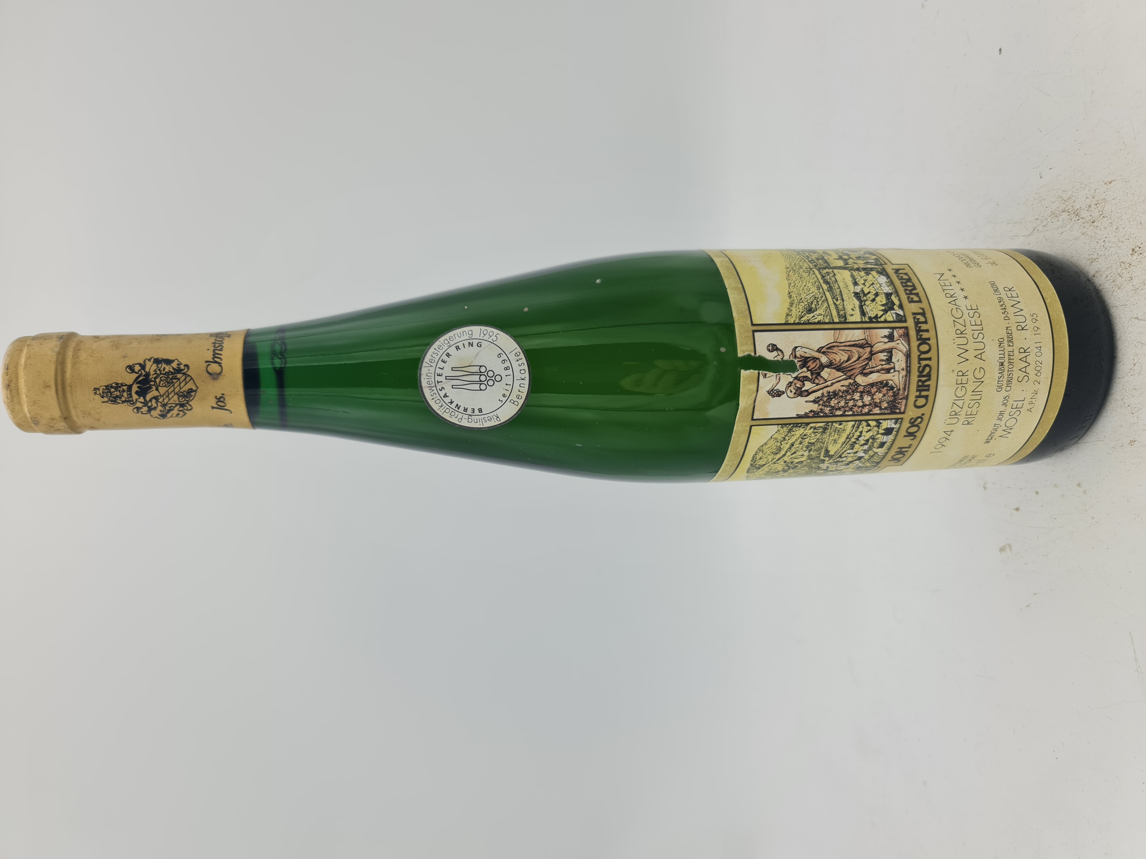 Joh. Jos. Christoffel Erben- Ürziger Würzgarten Riesling Auslese ***** (5 STARS) Goldkapsel Versteigerungswein 1994