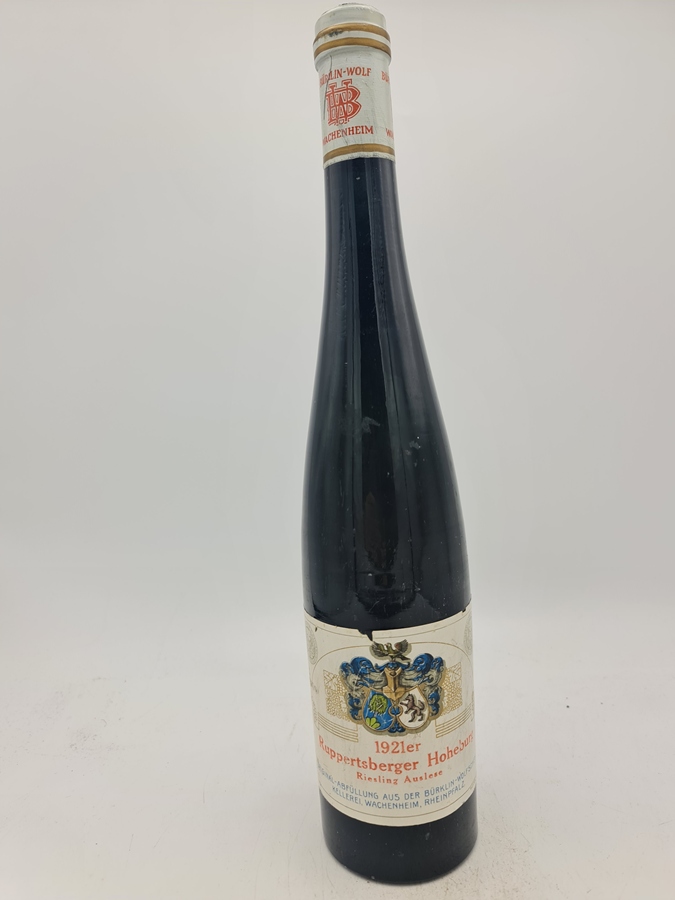 Dr Bürklin Wolf - Ruppertsberger Hoheburg Riesling Auslese 1921 Dr Bürklin Wolf - Ruppertsberger Hoheburg Riesling Auslese 1921