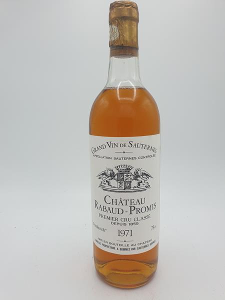 Château Rabaud-Promis Sauternes 1er Cru classe 1971