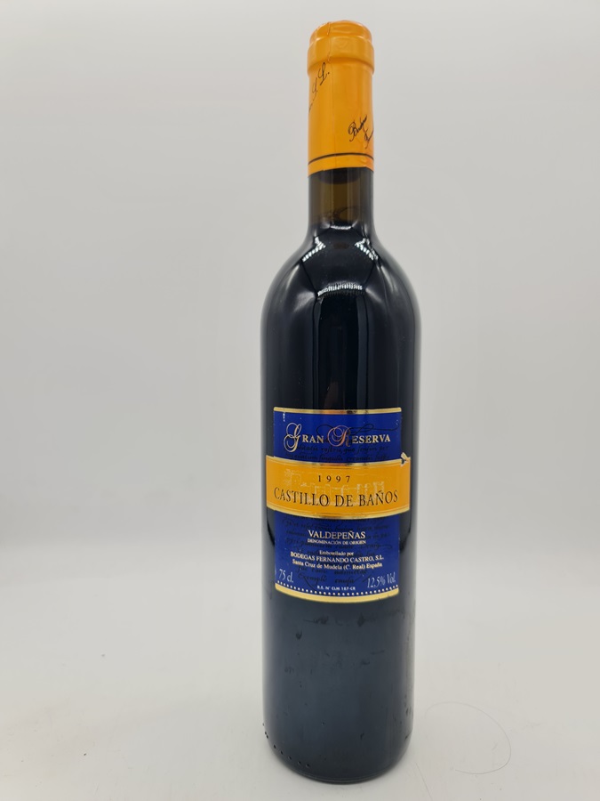 Castillo de Banos Bodegas Fernando Castro Valdepenas 1997