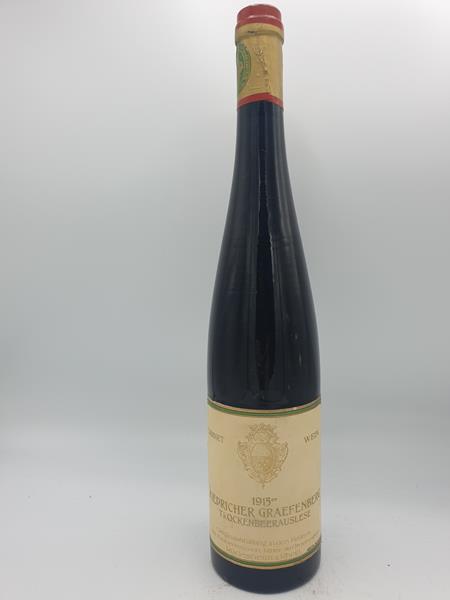 Reichsfreiherr von Ritter zu Groenesteyn - Kiedricher Gräfenberg Riesling Trockenbeerenauslese Cabinet 1915
