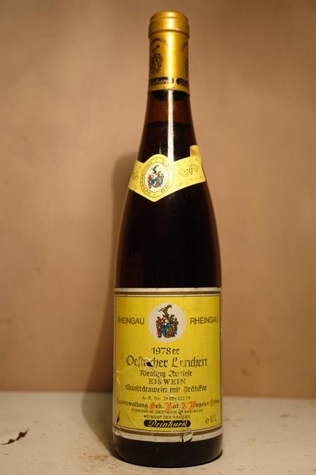 Gutsverwaltung Geheimrat J. Wegeler - Oestricher Lenchen Riesling Eiswein-Auslese 1978