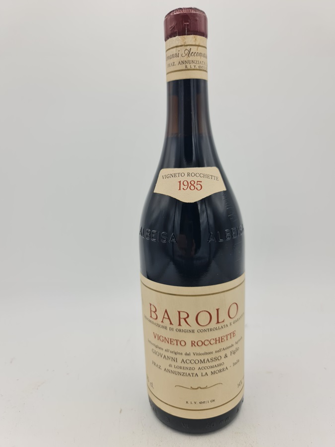 Cavalier Lorenzo Accomasso Vigna Rocchette Barolo DOCG 1985