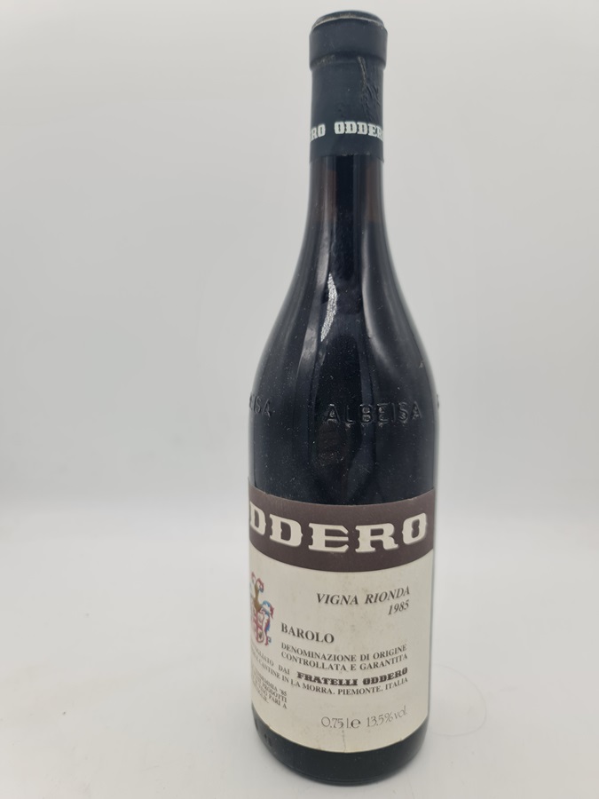 Poderi Oddero Vigna Rionda Barolo Riserva DOCG 1985