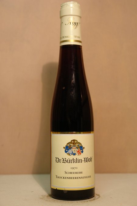 Dr. Bürklin Wolf - Wachenheimer Mandelgarten Scheurebe Trockenbeerenauslese 1970 375ml