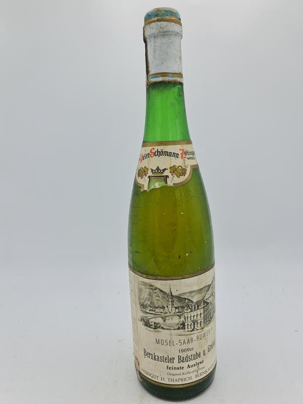 Weingut H. Thaprich - Bernkasteler Badstube u. Graben Riesling feinste Auslese 1969