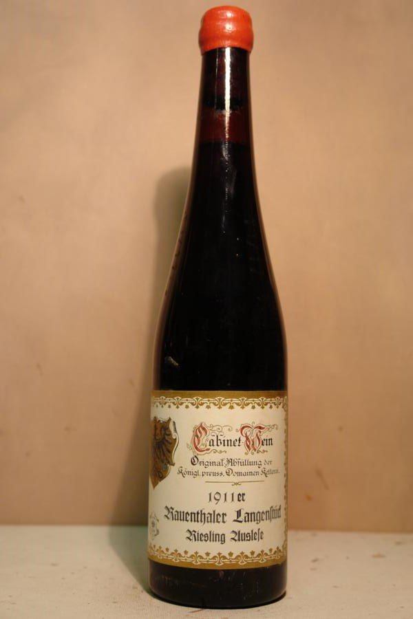 Königlich Preuss. Domänenkellerei - Rauenthaler Langenstück Riesling Auslese Cabinet 1911