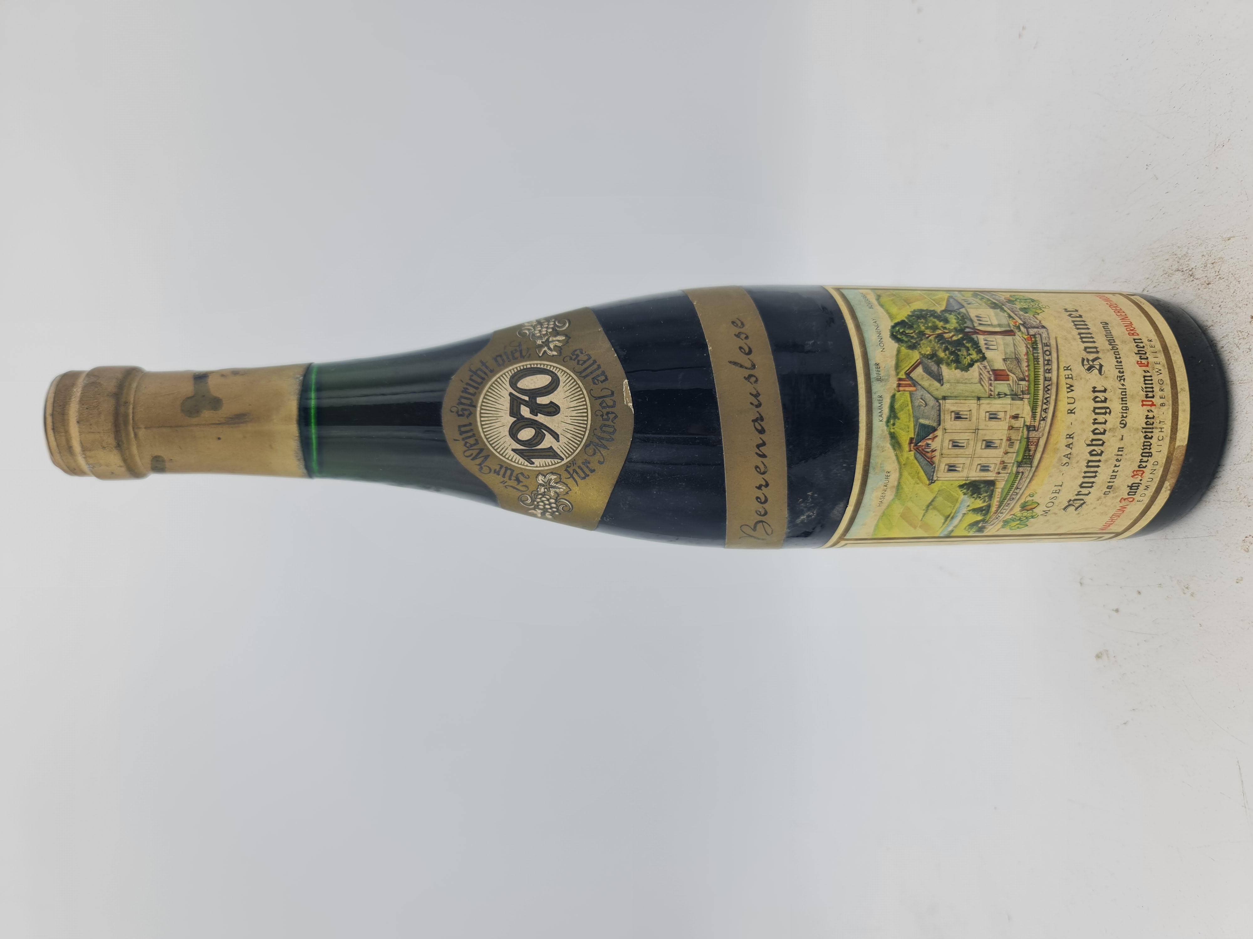 Zach. Bergweiler Prüm Erben - Brauneberger Kammer Riesling Beerenauslese Goldkapsel 1970