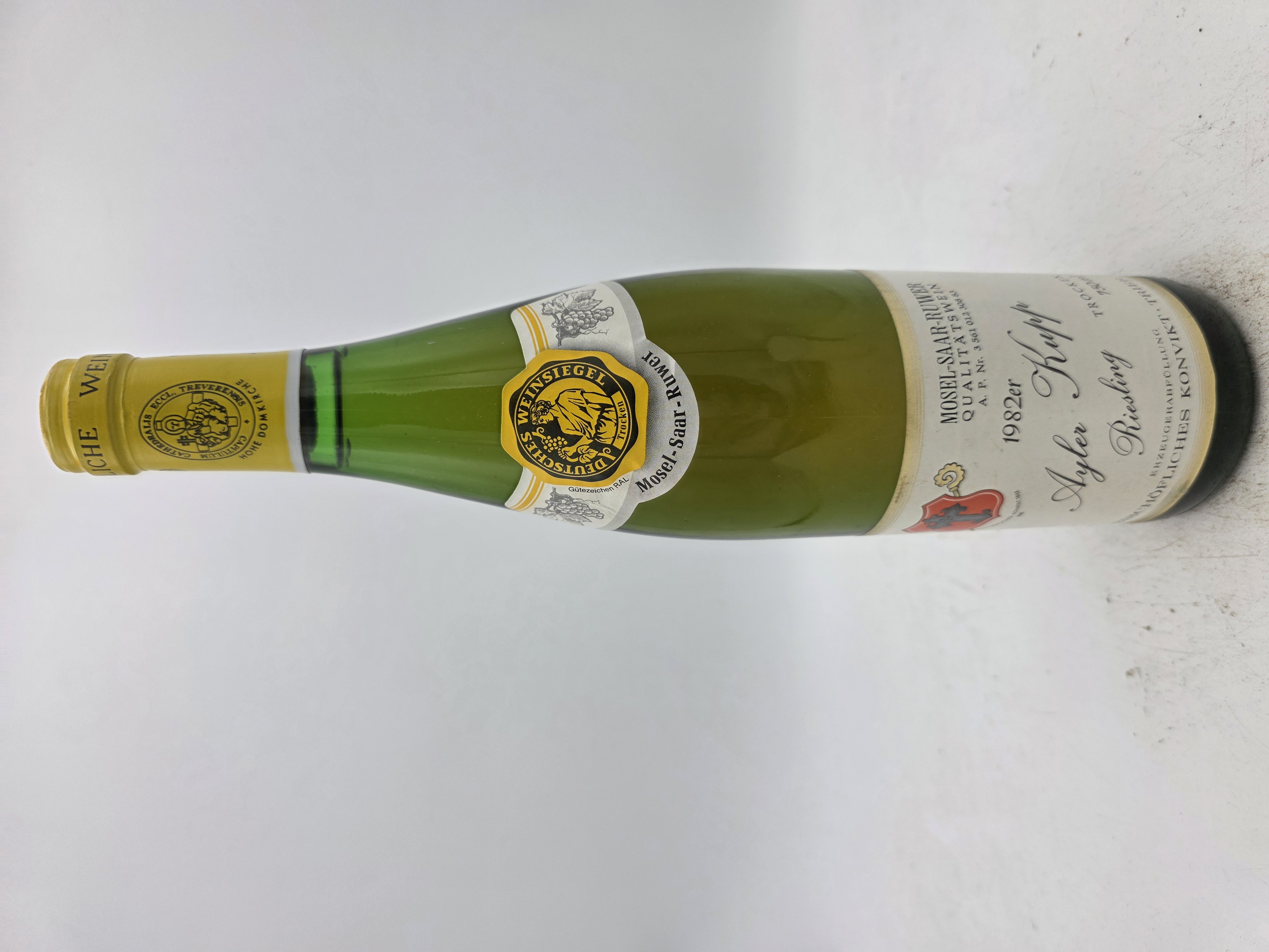 Bischöfliches Konvikt – Ayler Kupp Riesling, dry, 1982