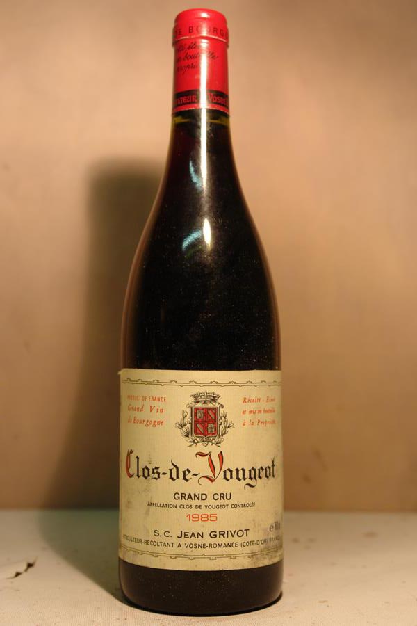 Domaine Jean Grivot - Clos de Vougeot 'Grand Cru' 1985