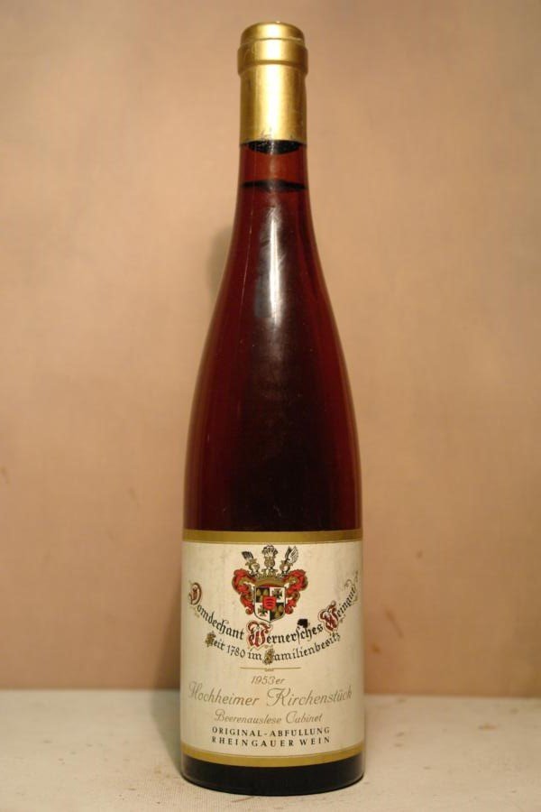 Domdechant Werner'sches Weingut - Hochheimer Kirchenstück Riesling Beerenauslese Cabinet 1953