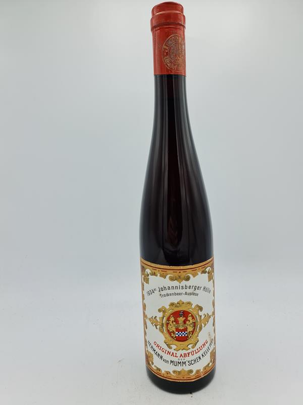 Mumm´sche Weinbaudomane - Johannisberger Hölle Riesling Trockenbeerenauslese 1934