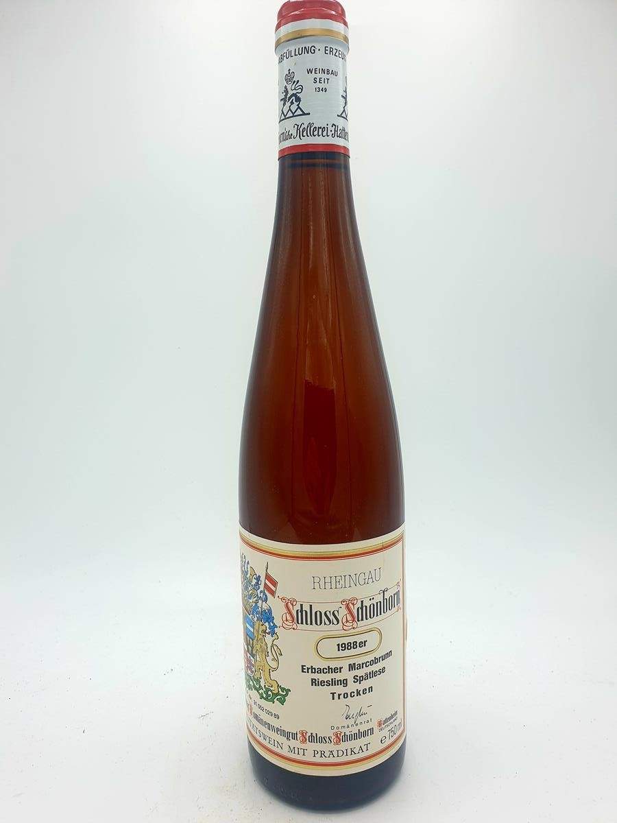 Schloss Schönborn - Erbacher Markobrunn Riesling Spätlese trocken 1988