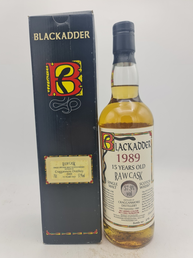 Cragganmore 1989 15 Years Old bottled 2004 Blackadder (BA) Raw Cask No. 1970 57,9% alc by vol. 700ml 298 bot. with OC