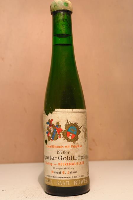 Weingut E. Lehnert - Piesporter Goldtröpfchen Riesling Beerenauslese 1976 375ml